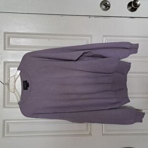 CHARTER CLUB  LAVENDER CASHMERE SWEATER. SIZE L.